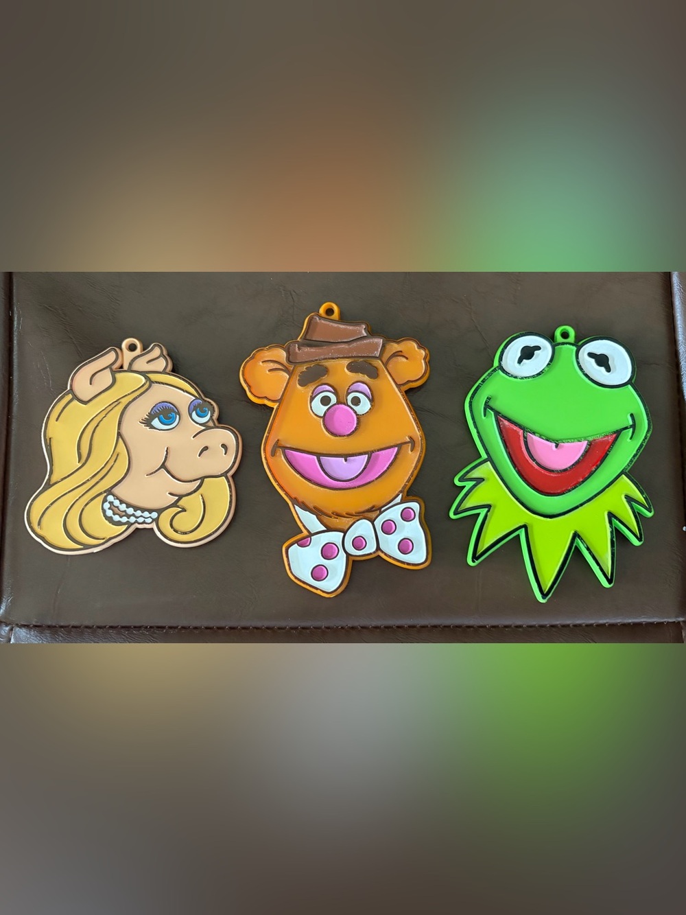 Vintage Hallmark Muppets Cookie Cutters Fozzie Kermit Miss Piggy Set of 3